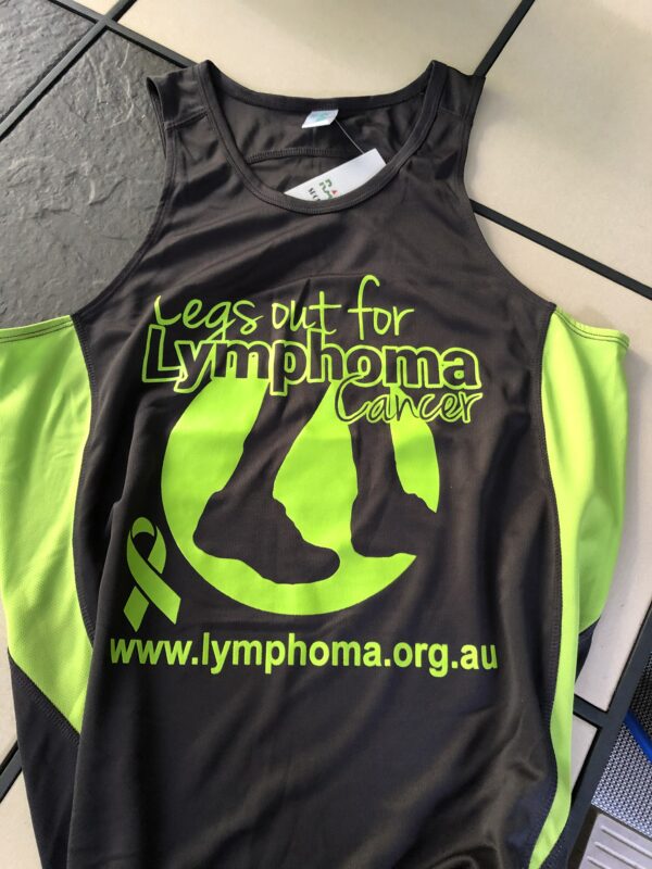 Lymphoma Men's running singlet