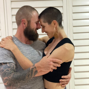 image of man and woman in intimate embrace
