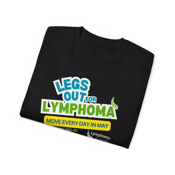 Legs Out for Lymphoma Awareness Unisex Ultra Cotton Tee - Image 3